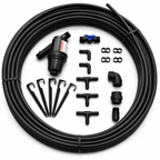 Kit d’irrigation goutte-à-goutte pour serre de jardin avec tuyaux et raccords