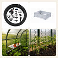 Pack Culture Optimisée : goutte-à-goutte, carrés potagers, étagère et supports pour serre